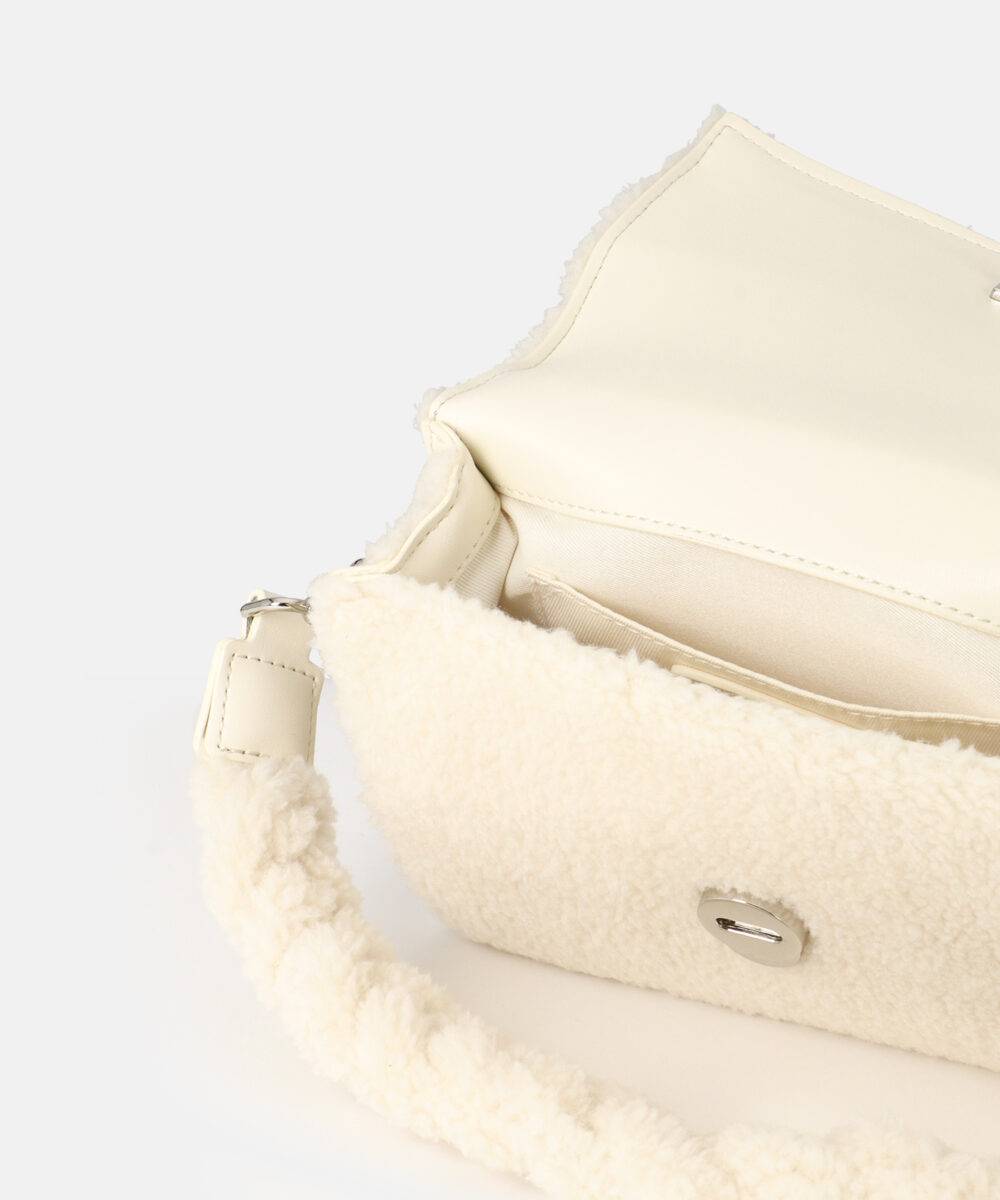 Seidenfelt Hellvi Crossbag with Teddy-Chain Kostenloser Versand international