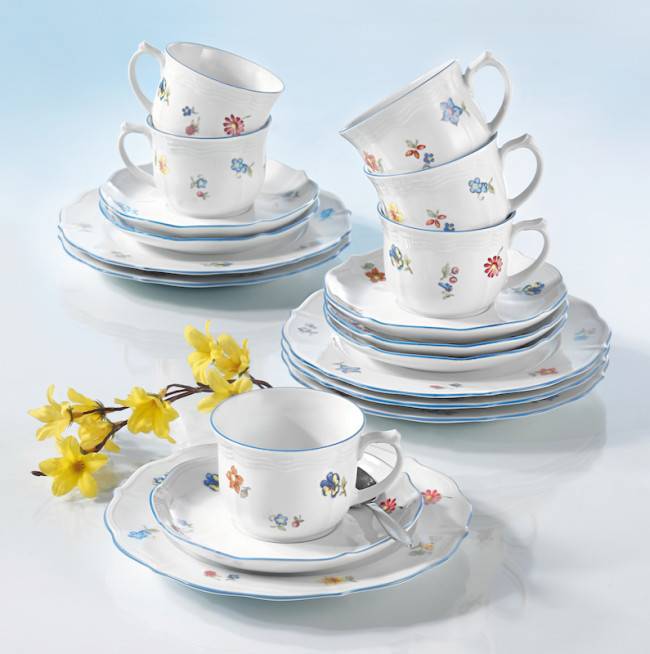Seltmann Weiden Sonate Kaffeeservice 18-teilig Nostalgie 50% Rabatt mit kostenlosem Versand