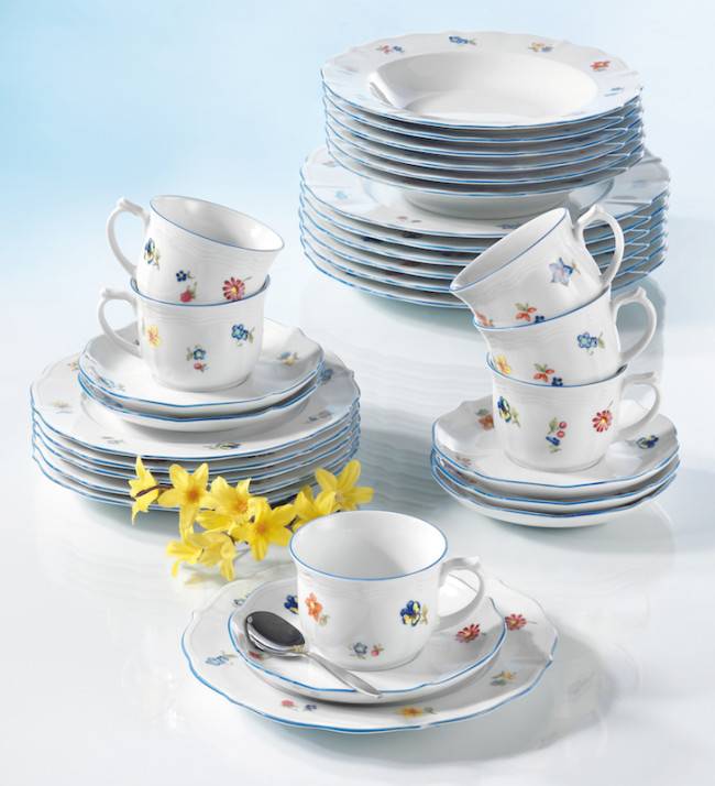 Seltmann Weiden Sonate Kombiservice 30-teilig Nostalgie Black Friday Preise