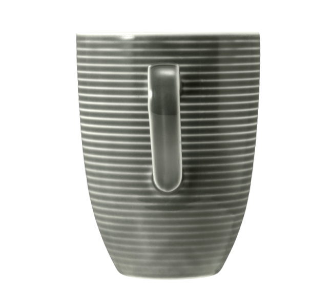 Seltmann Weiden Beat Becher mit Henkel 0,35 l mit Relief Color Glaze Perlgrau Rabatte dieses Monats