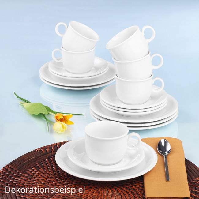 Seltmann Weiden Compact Kaffeeservice 18-teilig weiß Muttertagsangebot