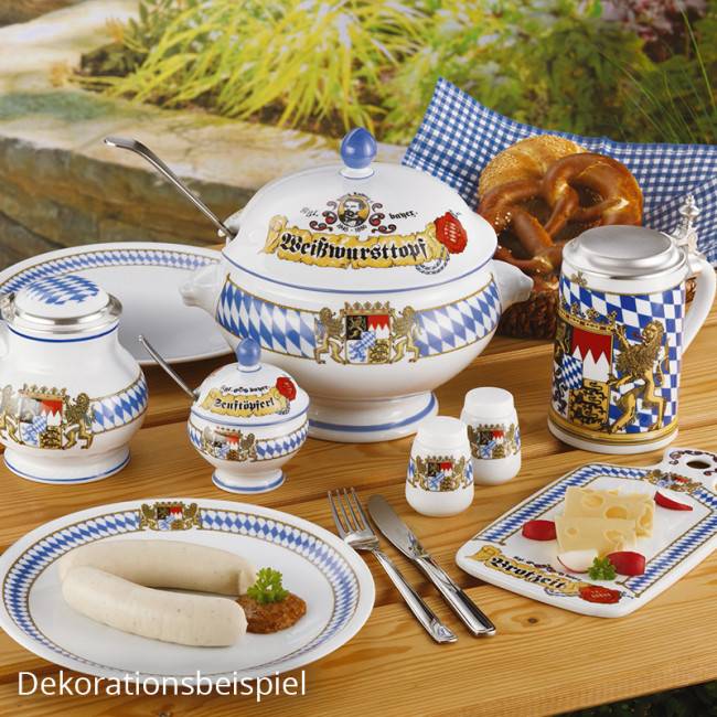 Seltmann Weiden Compact Speiseteller "Schmankerl" 25 cm Bayern Letzte 3 Tage