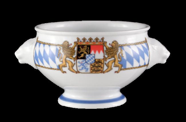 Seltmann Weiden Compact Terrine Löwenkopf ohne Deckel "Weißwursttopf" 0,50 l Bayern