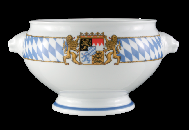 Seltmann Weiden Compact Terrine Löwenkopf ohne Deckel "Weißwursttopf" 3,00 l Bayern