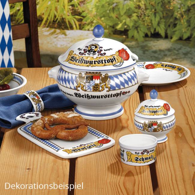 Seltmann Weiden Compact Terrine Löwenkopf mit Deckel "Weißwursttopf" 3,00 l Bayern Nur noch ein Tag übrig