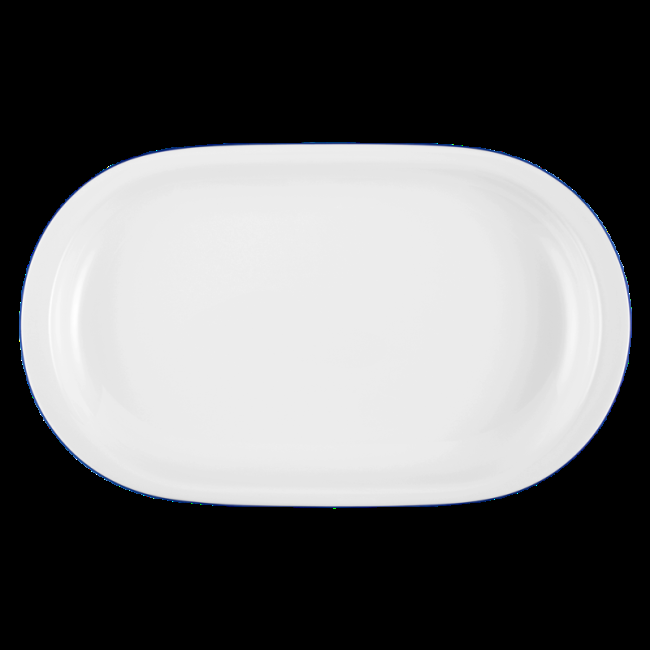 Seltmann Weiden Compact Platte oval 33 cm Blaurand